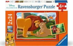 Ravensburger Puzzle Disney: Leví kráľ 2x24 dielikov