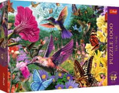 Trefl Puzzle Premium Plus Tea Time: Záhrada kolibríkov 1000 dielikov