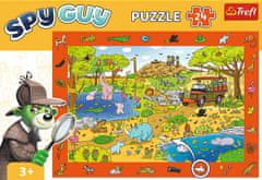 Trefl Puzzle s hľadaním obrázkov Spy Guy: Safari 24 dielikov