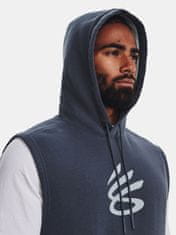 Under Armour Mikina Curry Fleece SLVLS Hoodie-GRY LG