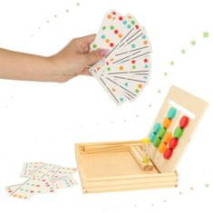 WOWO Edukačná Drevená Hračka s Farebnými Tvarmi - Montessori Kompatibilná