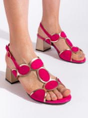 Amiatex Dámske sandále 107563 + Nadkolienky Gatta Calzino Strech, odtiene ružovej, 39