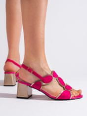 Amiatex Dámske sandále 107563 + Nadkolienky Gatta Calzino Strech, odtiene ružovej, 39