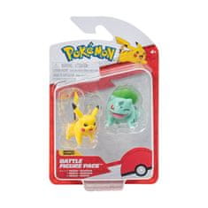 ORBICO Pokémon akčné figúrky - mix druhov (Charmander & Pikachu, Squirtle & Pikachu, Bulbasaur & Pikachu)