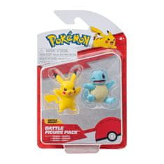 ORBICO Pokémon akčné figúrky - mix druhov (Charmander & Pikachu, Squirtle & Pikachu, Bulbasaur & Pikachu)