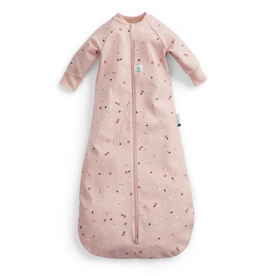 ergoPouch Vrece na spanie s rukávmi organická bavlna Jersey Daisies 3-12 m, 6-10 kg, 1 tog