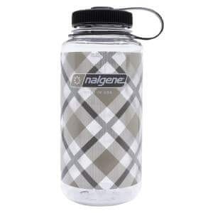 Nalgene Fľaša Nalgene Wide Mouth 1000 ml Beige Plaid