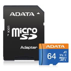 A-Data Adata/micro SDHC/64GB/UHS-I U1 / Class 10/+ Adaptér