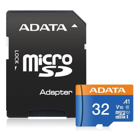 Adata/micro SDHC/32GB/UHS-I U1 / Class 10/+ Adaptér