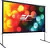 Elite Screens plátno mobilní outdoor stativ 150" (381 cm)/ 16:9/ 186,9 x 332 cm/ hliníkový/ přední a zadní projekce