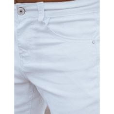 Dstreet Pánske džínsové nohavice biele ux4194 s38
