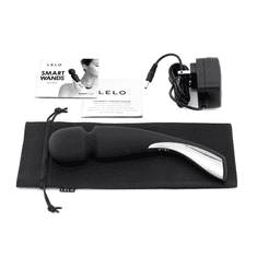 Lelo Smart Wand Medium Black Masážny vibrátor