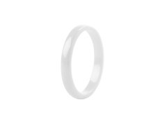 Keramický prsteň dámsky aj dievčenské - (5) biela