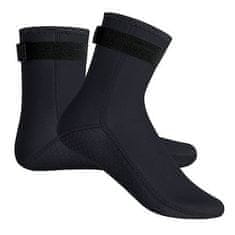 Dive Socks 3 mm neoprénové ponožky čierna veľkosť (obuv) XXS