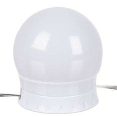 sapro LED svetlá na zrkadlo k toaletnému stolíku 10 ks Izoxis 18910 