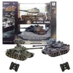 iMex Toys Sada RC Tankov T-34 a Tiger 1:28