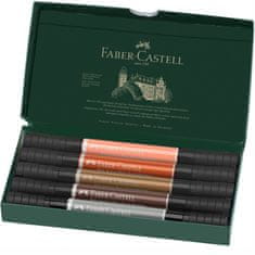 Faber-Castell Popisovač India ink Dual Marker 5x Portrait set