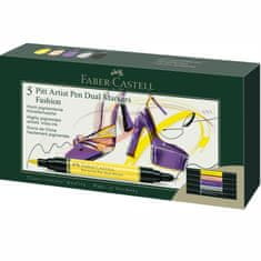 Faber-Castell Popisovač India ink Dual Marker 5x Fashion set