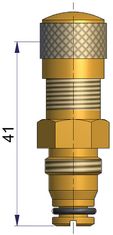 SCHRADER T0RJ670 bezdušový ventil EM – dĺžka 41mm