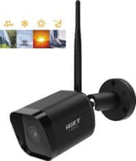 iGET iGET HOME Camera CS6 Black - WiFi IP FullHD 1080p kamera, noční vidění, dvoucestné audio, IP65