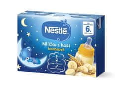 Nestlé NESTLÉ Mliečko s kašou banánové (2x 200 ml)