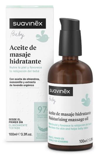 Suavinex Masážní zvlhčující olej - 100 ml