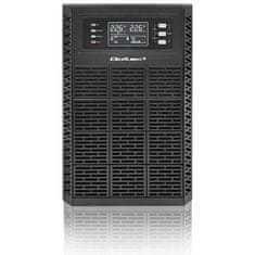 Qoltec UPS | 3kVA | 3000W | Účinník 1,0 | LCD | EPO | USB | On-line