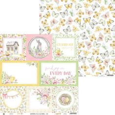 Creative Hobby Blok scrapbook papierov Spring is calling 30,5x30,5cm, 12 ks + 2 bonusové