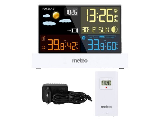 Wellhox Meteostanica METEO SP110B s DCF, biela