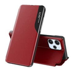 Techsuit Elegantné knižkové puzdro View Case pre Xiaomi Redmi 12 4G/Redmi 12 5G - Červená KP30970