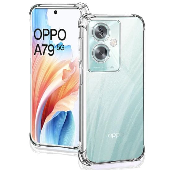 Techsuit Anti Shock silikonové púzdro pre Oppo A79 5G - Transparentná KP30968