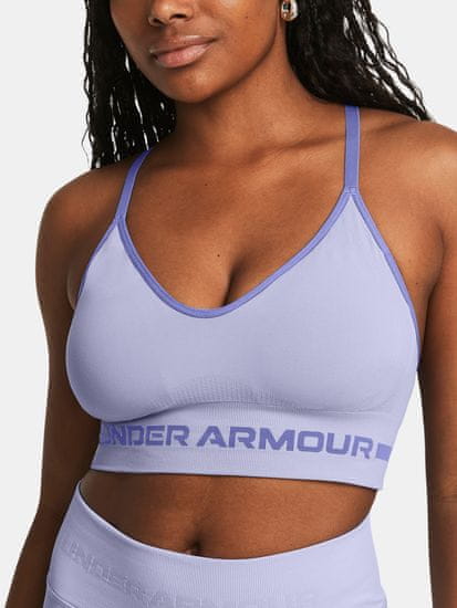 Under Armour Podprsenka UA Seamless Low Long Bra-PPL