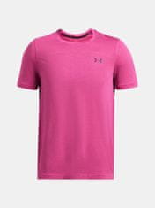 Under Armour Tričko UA Rush Seamless Wordmark SS-PNK S