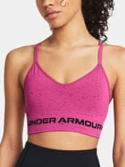 Under Armour Podprsenka UA Seamless Low Long Htr Bra-PNK L