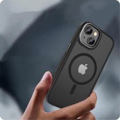 Tech-protect Magmat MagSafe kryt na iPhone 15, čierny