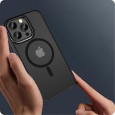 Tech-protect Magmat MagSafe kryt na iPhone 15 Pro Max, čierny