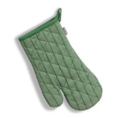 Kela Chňapka rukavice do rúry Cora 100% bavlna svetlo zelené/zelené pruhy 31,0x18,0cm