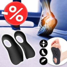 SOLFIT® Vložky na ploché nohy SOLEBRACE (2 kusy) S/M