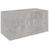 Nástenná skrinka, betónovo sivá 80x39x40 cm, kompozitné drevo