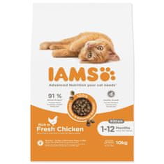 IAMS Krmivo Cat Kitten Chicken 10kg