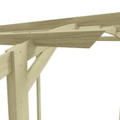 Vidaxl Záhradná pergola, impregnovaná borovica 180x197x210 cm