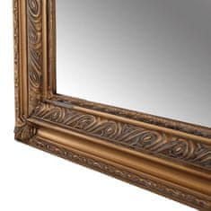 KONDELA Zrkadlo drevený rám zlatá MALKIA TYP 15