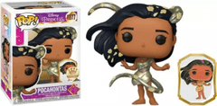 Funko POP Zberateľská Figúrka Ultimate Princess Collection - Pocahontas (Gold) s odznakem