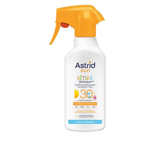 Astrid Detské mlieko v spreji na opaľovanie SPF 30 Sun 200 ml