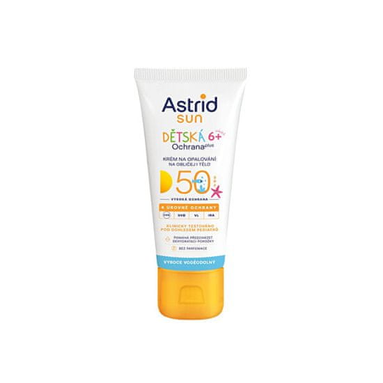 Astrid Detský krém na tvár a telo na opaľovanie SPF 50 Sun 75 ml