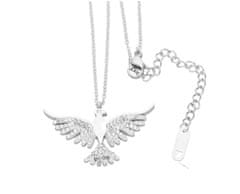 ewena Dámsky náhrdelník holubica biela