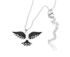 ewena Dámsky náhrdelník holubica čierna