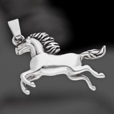ewena Prívesok strieborný kôň z chirurgickej ocele