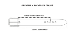 ewena Pánsky kožený opasok hnedý -rôzne dĺžky, Dĺžka v centimetroch: 90 cm