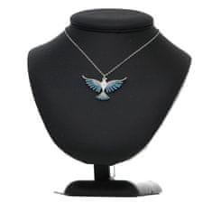 ewena Dámsky náhrdelník holubica modrá